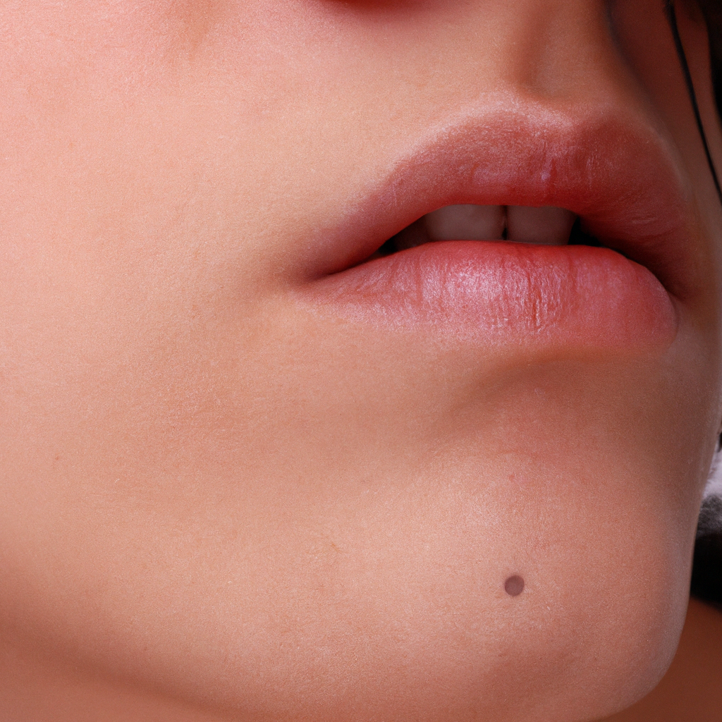 Retrato minimalista sin edición con textura de piel y luz de estudio