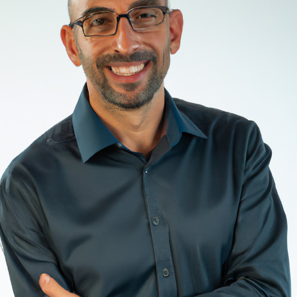 Retrato corporativo minimalista con fondo gris en Santiago